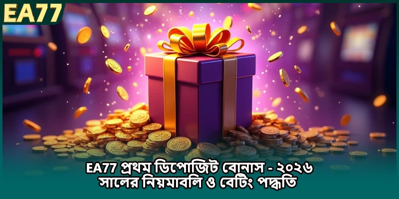 EA77 প্রথম ডিপোজিট বোনাস - ২০২৬ সালের নিয়মাবলি ও বেটিং পদ্ধতি